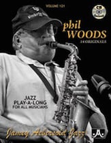 Jamey Aebersold Jazz #121 Phil Woods Book/ 2 CDs cover Thumbnail